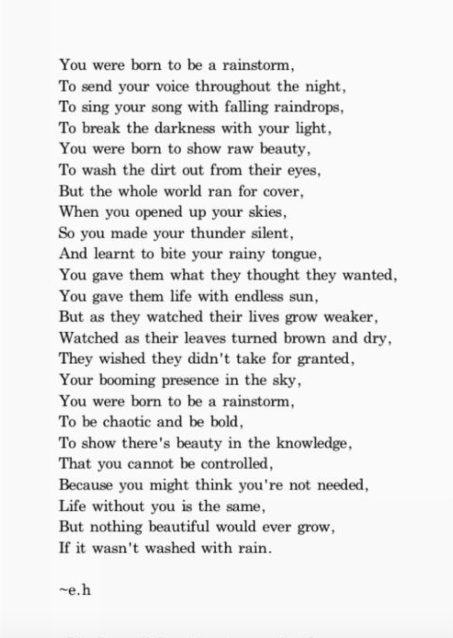 NO RAIN, NO FLOWERS KATERINA JANE