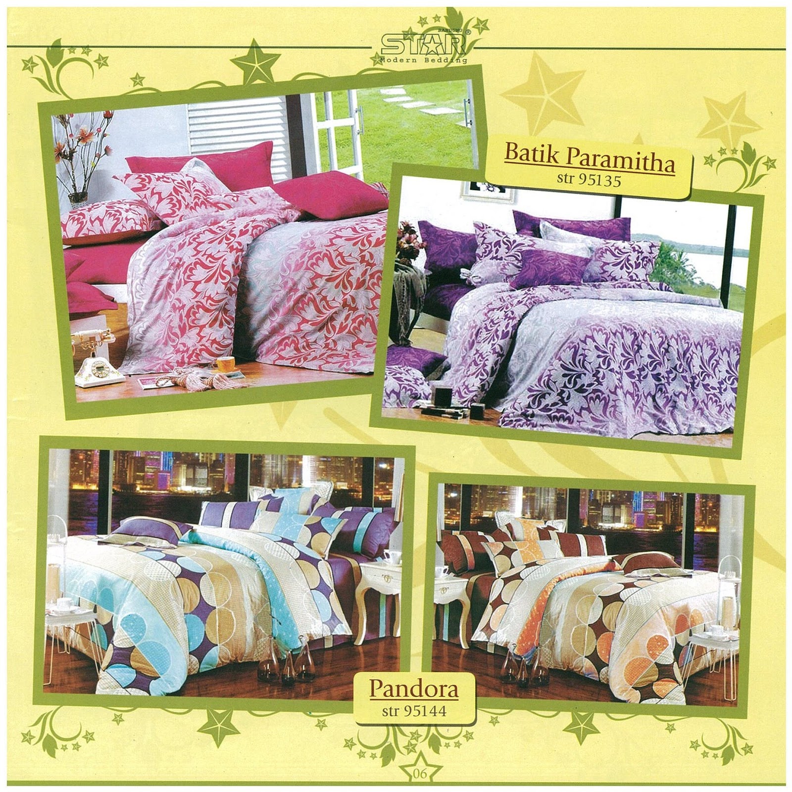 GROSIR BEDCOVER JAKARTA Harga Sprei + Bedcover Motif Dewasa
