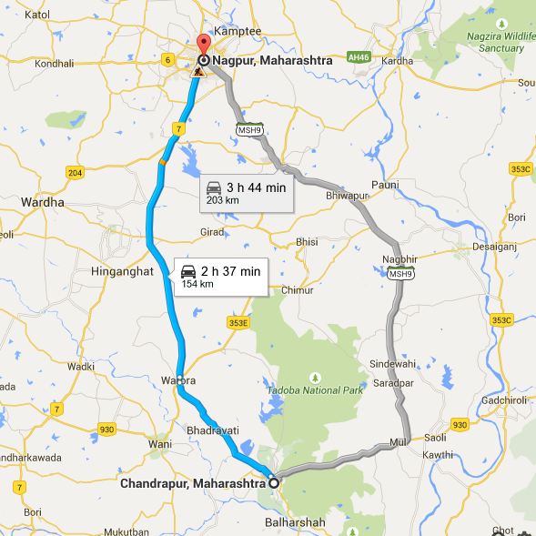 Distance From Nagpur To Chandrapur Experiencing A Maharashtra State Transport Bus Journey