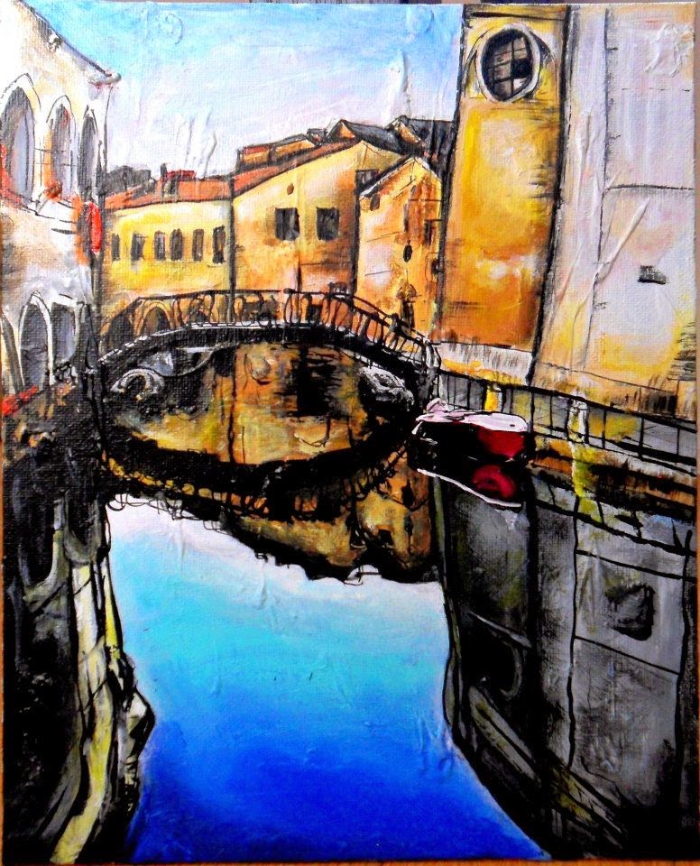 Painting Inspired by Venice, Italy