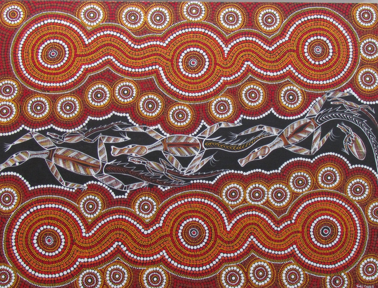 ART & ARTISTS Australian Aboriginal painting