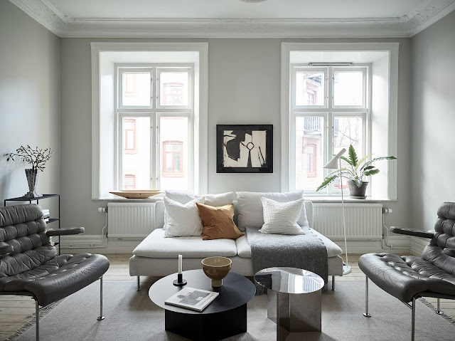 A relaxing apartment with a soft look