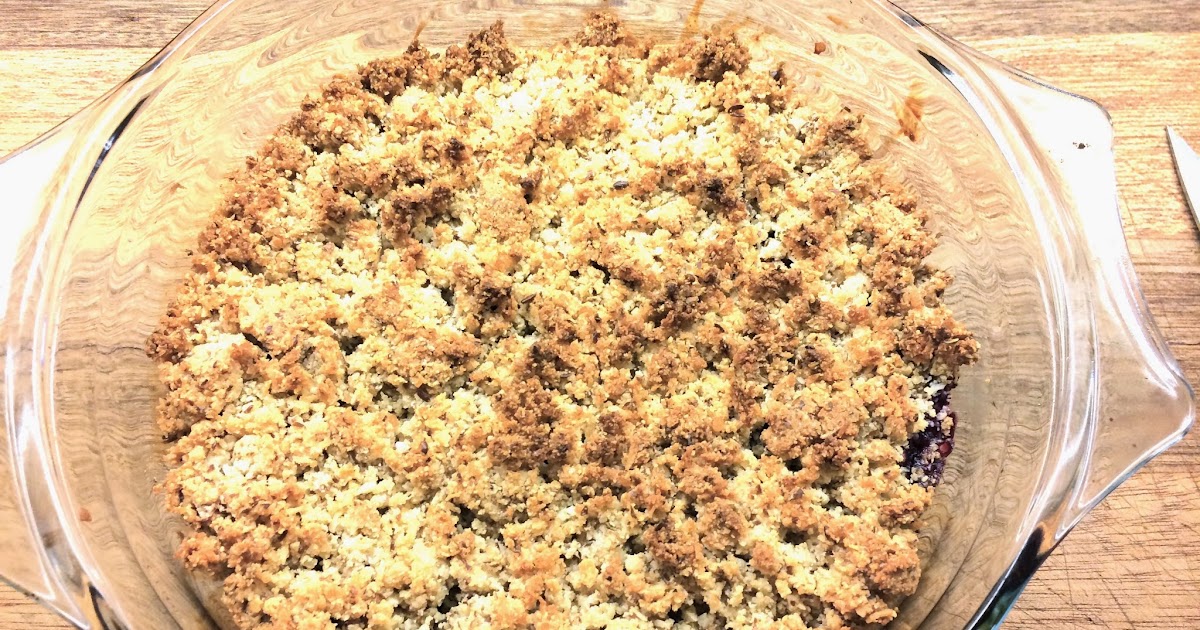 Grain Free Fruit Crumble Topping A Blissful Life