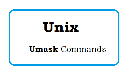 umask command in unix