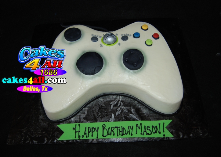 cakes 4 all in Dallas Xbox 360 control cake Dallas