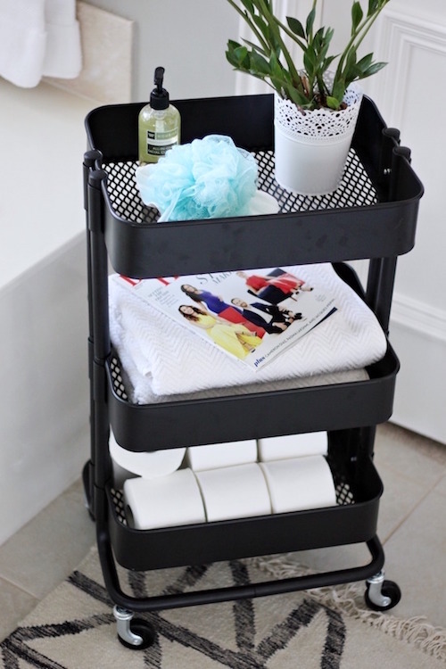 IHeart Organizing UHeart Organizing One Utility Cart Used Six Ways!