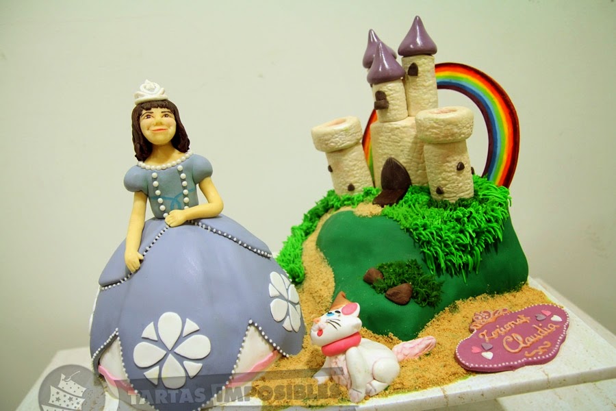 Tarta princesa Sofia de Tartas imposibles