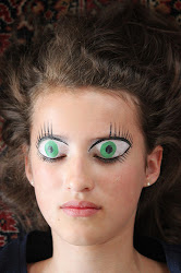 face painting paint plant painted eyelids halloween paintings eye easy makeup hazel terry alien theartroomplant maquillaje rowan para faces july
