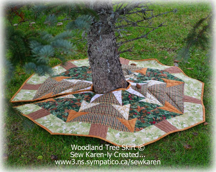 Sew Karenly Created... Woodland Tree Skirt