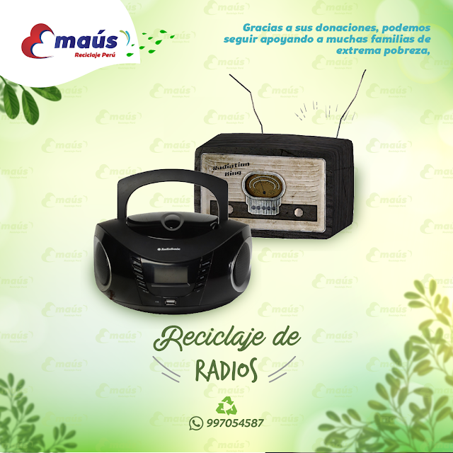Reciclaje de Radios - Emaús Reciclaje Perú