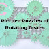 Picture Puzzles of Rotating Gears with Answers
