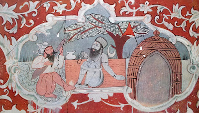 Pitture murali indiane - portfolio con 6 tavole - india - arte - annunci