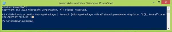 Re-Register-Modern-Apps-on-powershell Re-Register-Modern-Apps-on-powershell