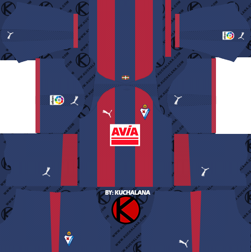 SD Eibar 2018/19 Kit - Dream League Soccer Kits