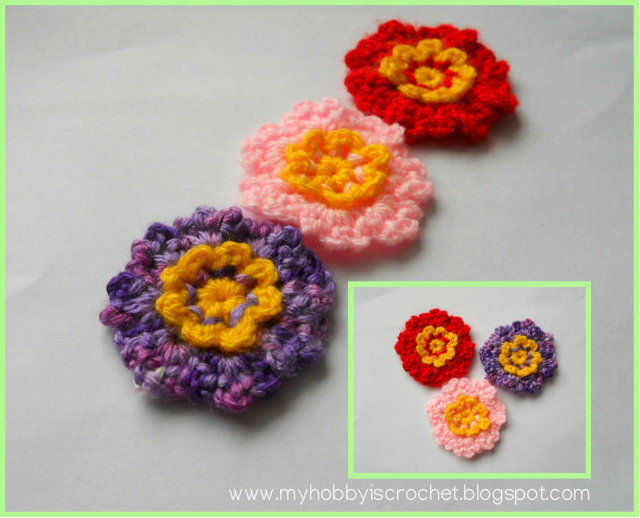 Simple Dainty Flowers- Free crochet pattern with photo tutorial