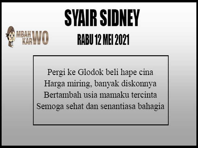 PREDIKSI SYDNEY COJEEL