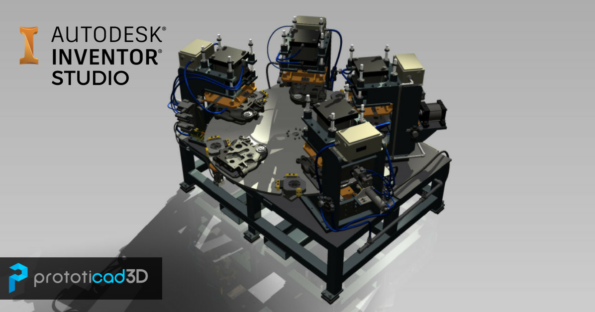 Usando Autodesk Inventor Studio Prototicad 3D / Prototipos Digitales