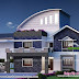 Super stylish mix roof house plan