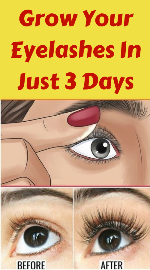 Grow Your Eyelashes In Just 3 Days