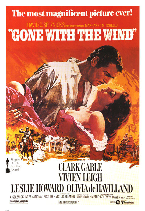 Original poster Gone with the Wind movieloversreviews.filminspector.com