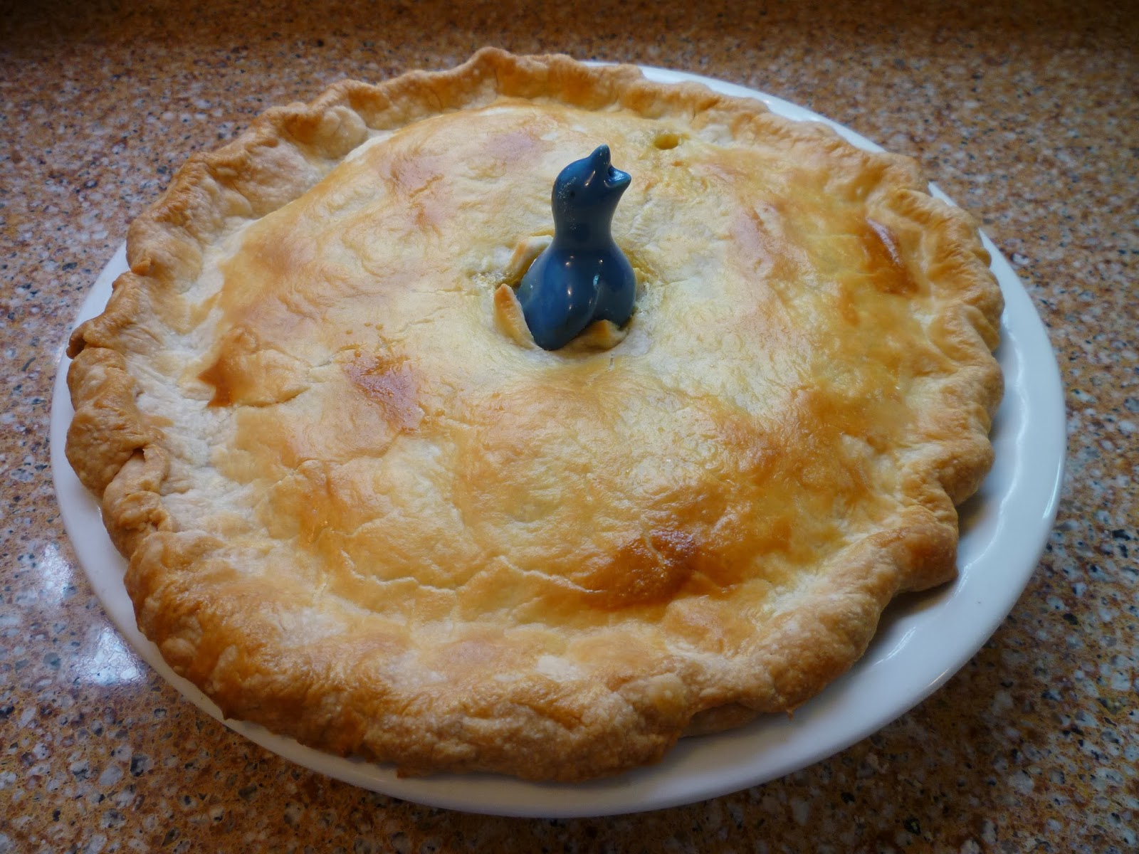 Gladsome Lights The bird announces a pie.