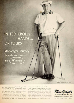 Golfer Ted Kroll