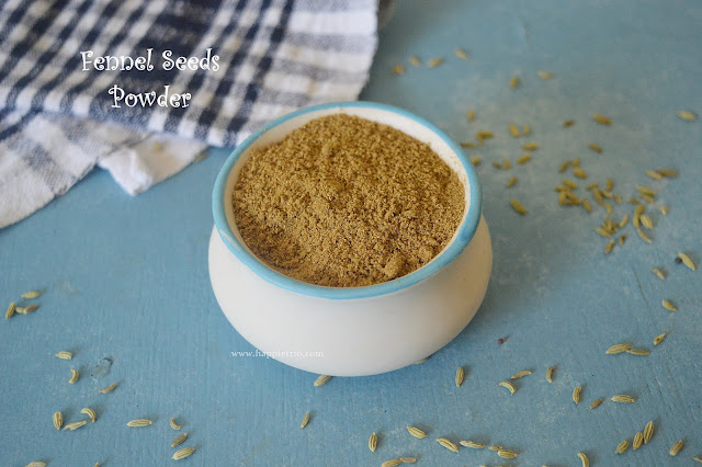 Fennel Seeds Powder Recipe | How to make Fennel Seeds in home