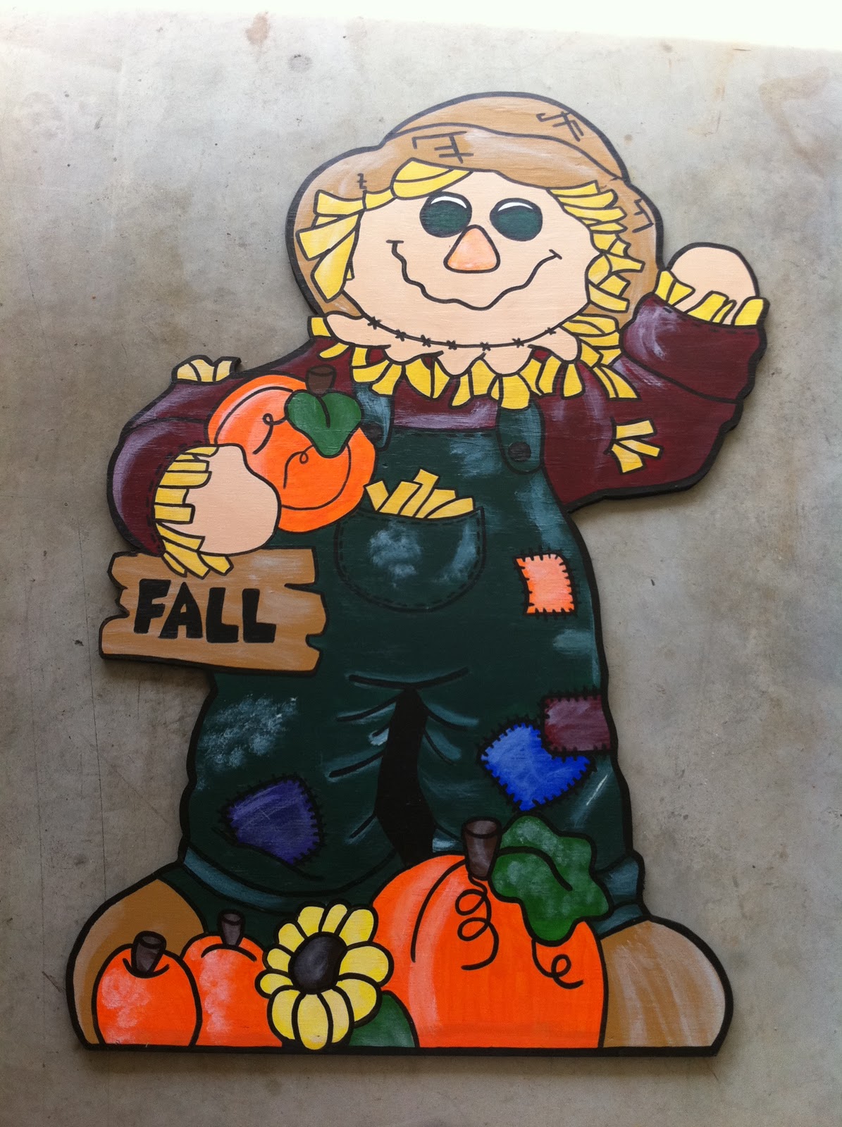 Brittni's Personal Creations: Yard Cut-Outs - Fall