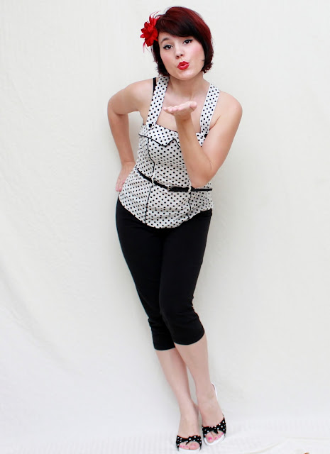 Heather's Thrifty Closet: I'm Not A Real Pin-Up Girl..But I Can Try..