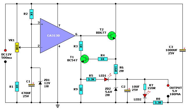 Charger for mobile phones - The Circuit