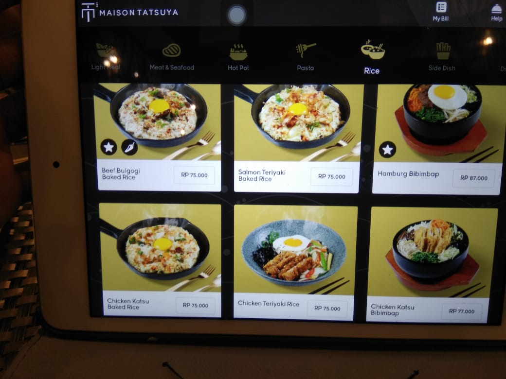Maison tatsuya aeon menu