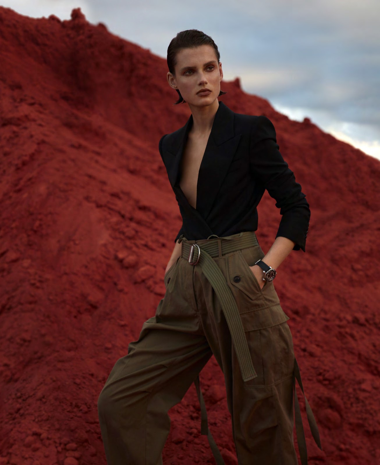 Giedre Dukauskaite in Harper's Bazaar USA March 2019 by Camilla Akrans