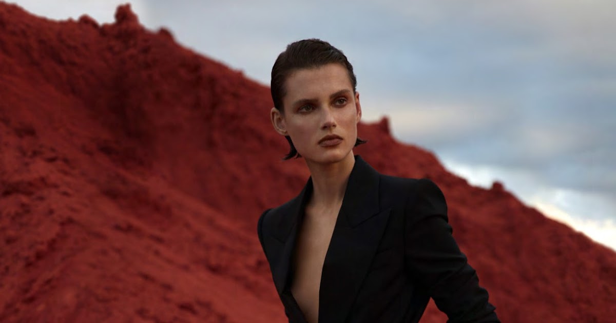 Giedre Dukauskaite in Harper's Bazaar USA March 2019 by Camilla Akrans