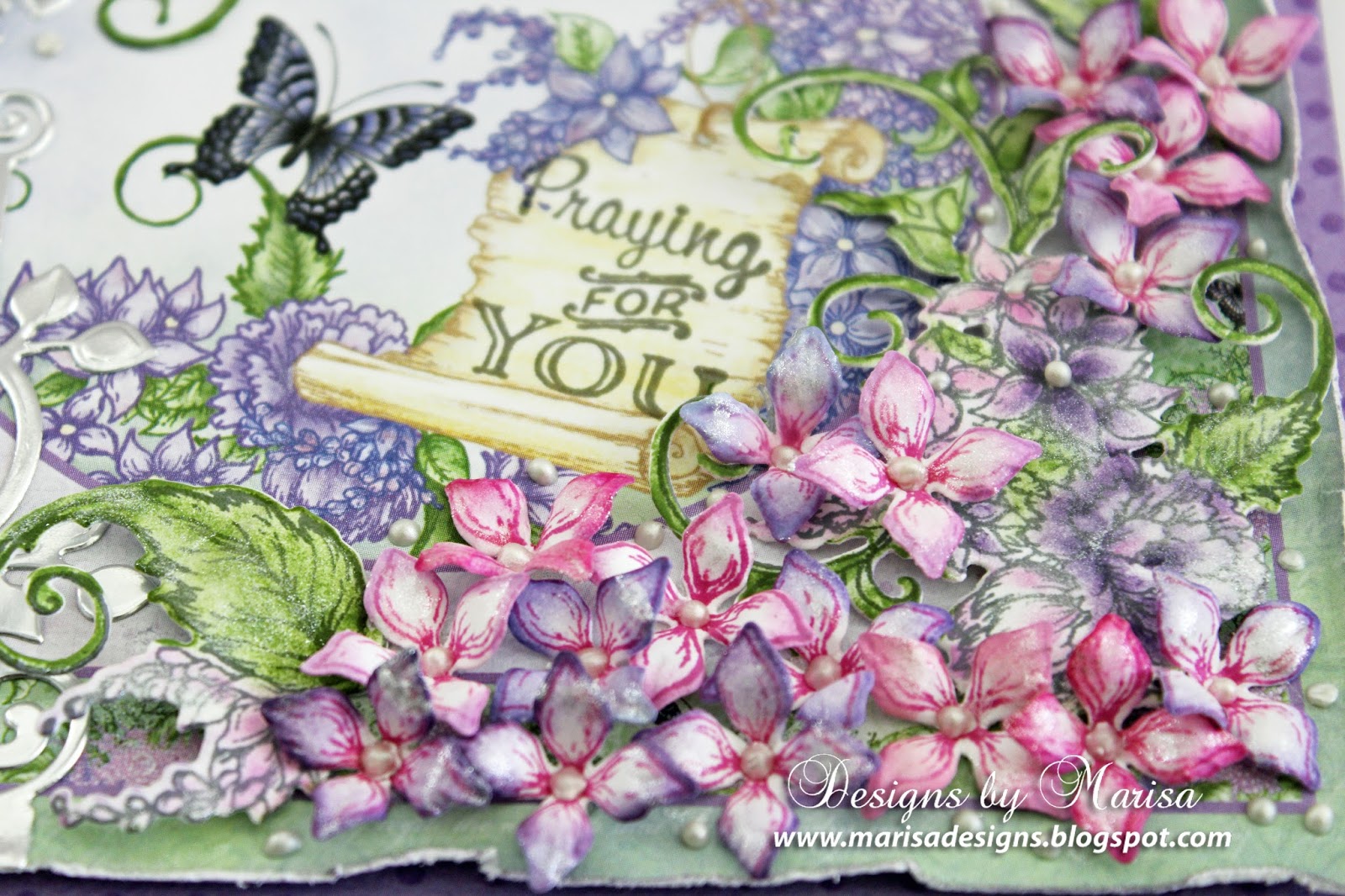 Heartfelt Creations Spellbinders Die ~ LUSH LILAC ~ HCD1-7170