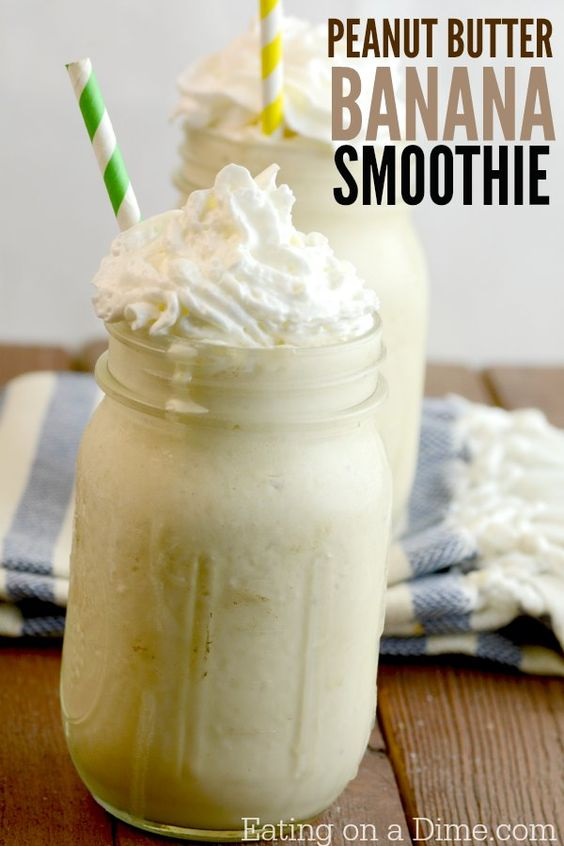 Peanut Butter Banana Smoothie Recipe