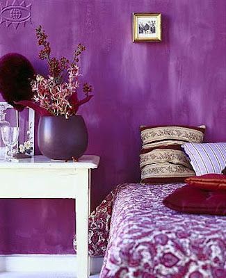 pared morada