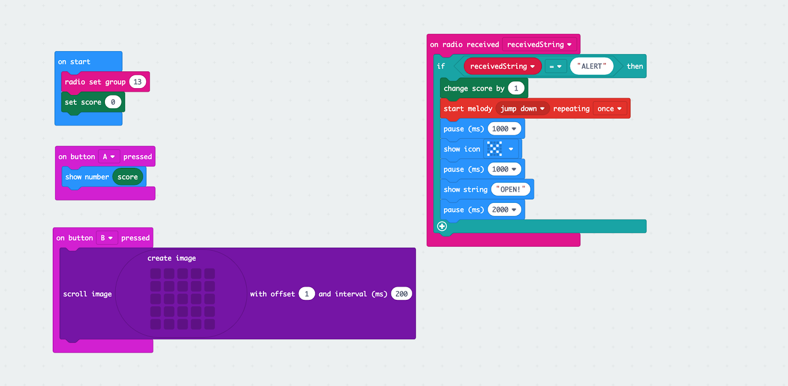 Adventures in Edutechnology MicroBit Alarm