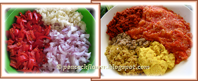 Blended ingredients for Malacca Portuguese Debel (Devil) Curry dish