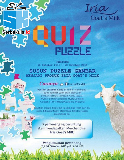 Quiz Puzzle Iria Goat's Milk