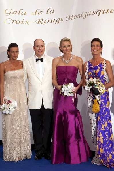 Princess Charlene of Monaco wore Akris Dress