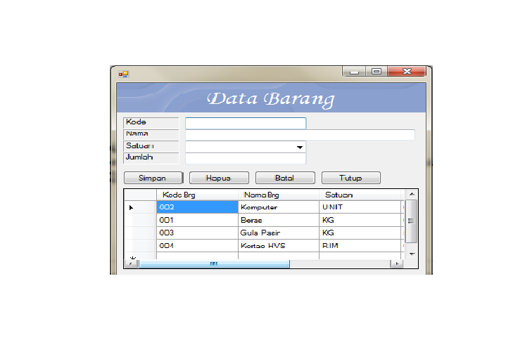 Form data files. Form data files