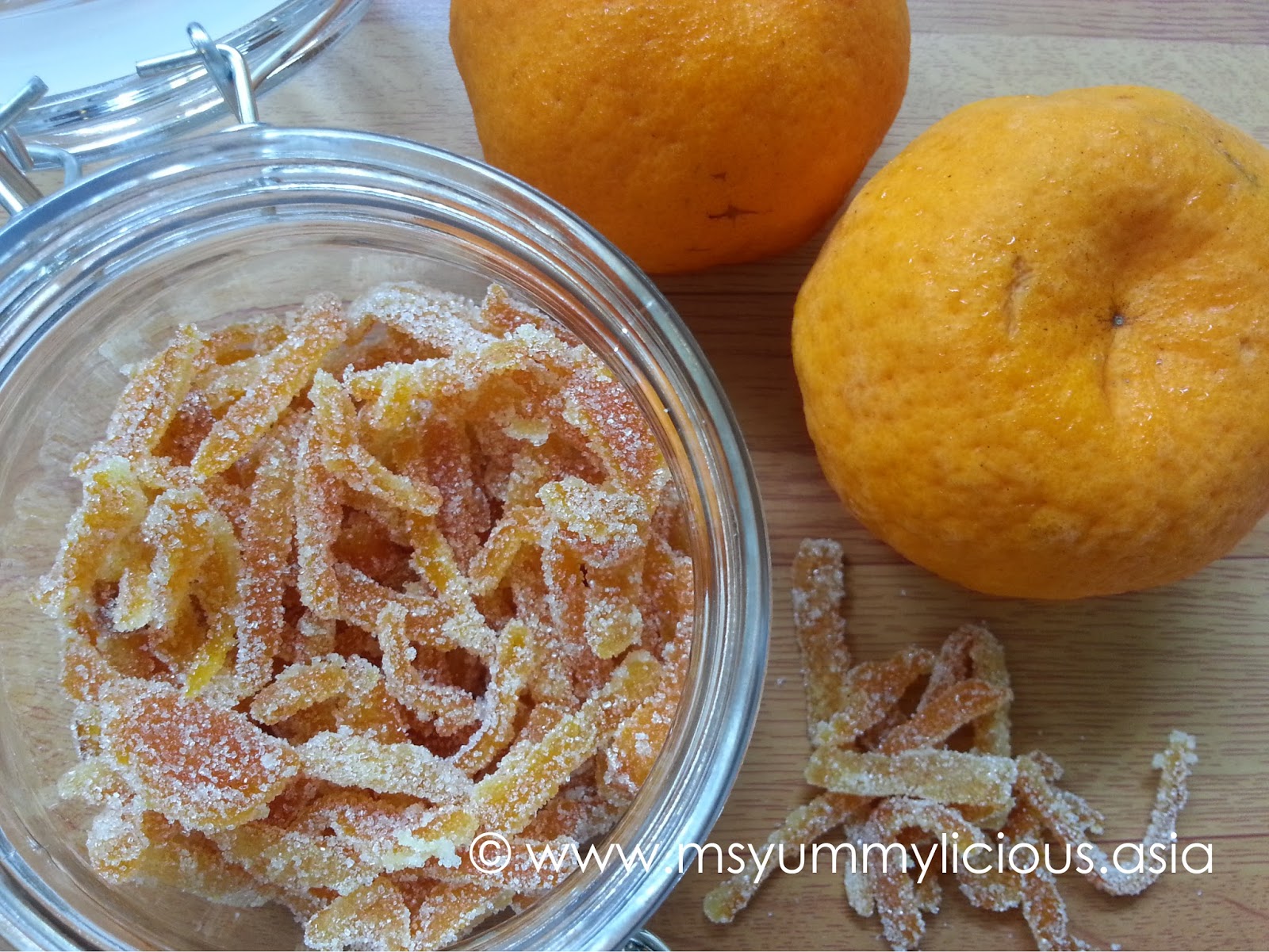 Candied Mandarin Orange Peel Yummylicious + Babylicious