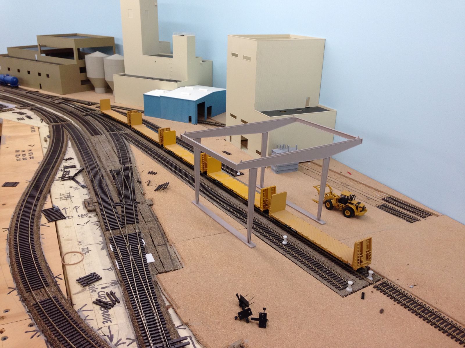 JLandT Railroad Paper Mill Progress from today...