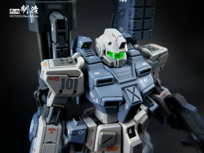 Custom Build: HGUC 1/144 Powered GM [Iron Cavalry Squadron Unit]