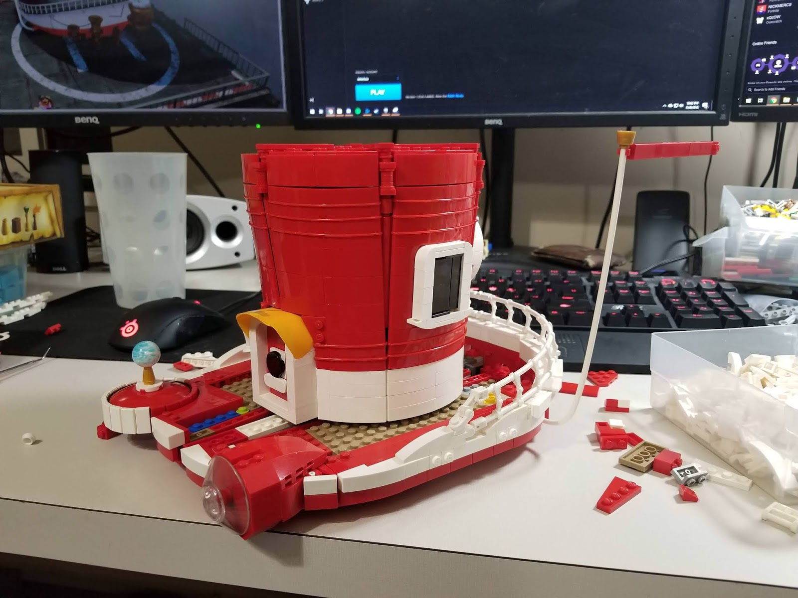 Fã recria a Odyssey de Super Mario Odyssey (Switch) em Lego Nintendo Blast