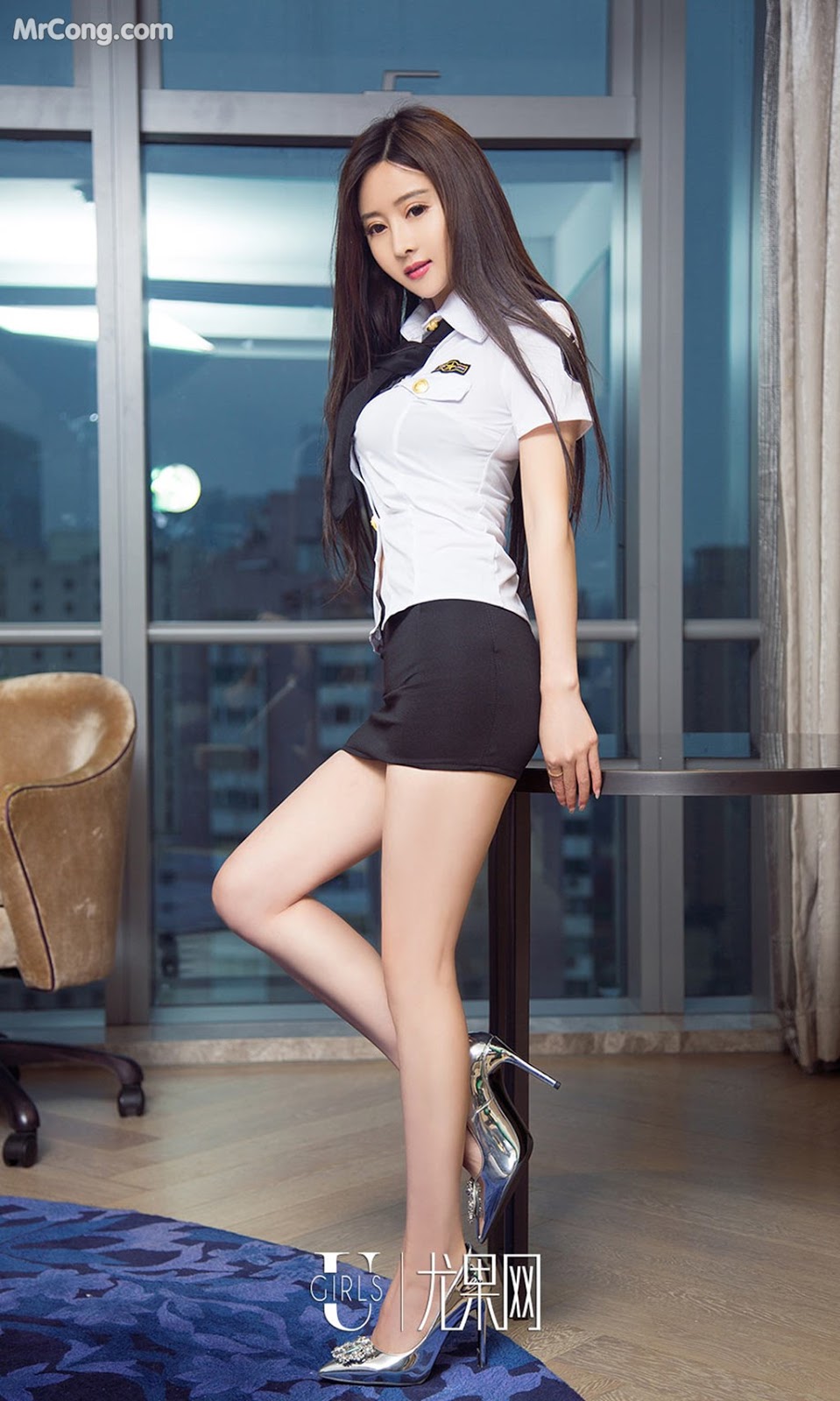 UGIRLS - Ai You Wu App No.979: Model Han Yu Chan (韩雨婵) (40 photos) photo 1-1