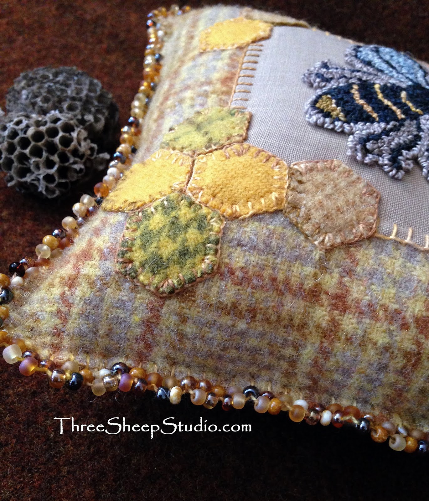 Three Sheep Studio Beaded Picot Edging...