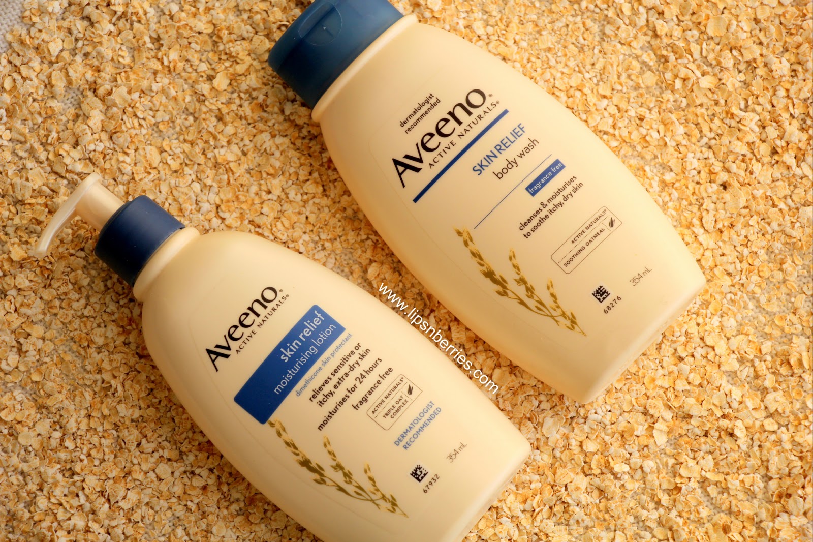 melk wit Imperial terrorist Super-dry/itchy/sensitive skin this winter? Aveeno Skin Relief Body Wash &  Moisturising Lotion are here to rescue! | LIPS n BERRIES