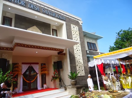 Warga Sanur Swadaya Bangun Kantor Desa Senilai Rp2,3 M