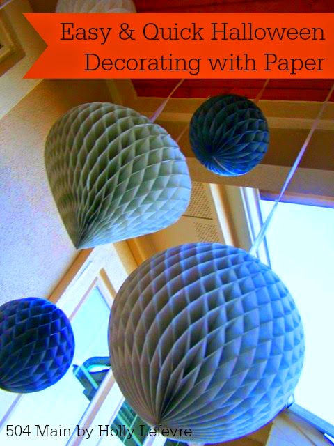 Easy (and Quick) Halloween Decorating with Paper: IKEA Paper Shop Giveaway